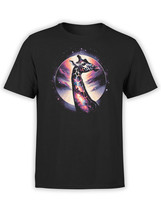 FANTUCCI Unisex T-Shirts | Space Giraffe T-Shirt | 100% Cotton - £17.29 GBP+