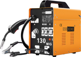 VIVOHOME MIG Welder 130 Flux Core Wire Automatic Feed Welding Machine Portable N - £170.98 GBP