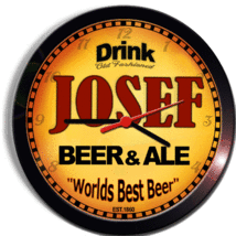 JOSEF BEER and ALE BREWERY CERVEZA WALL CLOCK - £23.62 GBP