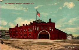 Vintage POSTCARD- 5th Regiment Armory, Paterson, New Jersey BK62 - £3.95 GBP