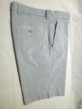 BRITCHES by Samtex Mens Shorts 33W Blue Pinstriped - $24.65