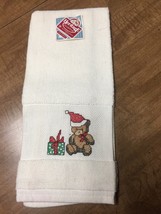 Heritage Collection Charles Craft 100% Cotton Cross Stitch Bear Towel Ch... - $6.00