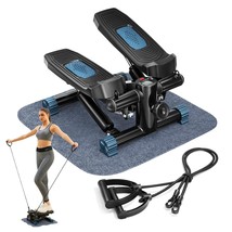 Steppers For Exercise At Home, Mini Stair Stepper With Resistance Bands ... - $101.99