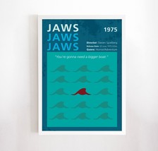 Jaws (1975) Minimalist Film Poster - £11.68 GBP+