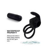 Rechargeable Vibrating Dual Double Penis Cock Ball Ring Taint Teaser Enh... - €11,36 EUR
