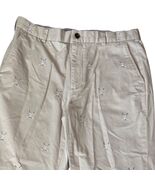 Brooks Brothers Vintage Tan Corduroy Embroidered Golf Club Print Pants W... - $27.71