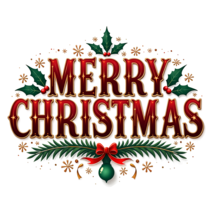 Merry Christmas PNG - $3.00
