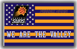 Phoenix Suns We Are The Valley Basketball Flag 90x150cm 3x5ft Fan Best Banner - £12.13 GBP