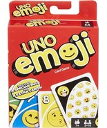 UNO Emoji Card Game Gifts for Kids and Adults Family Game Emojis - £16.50 GBP