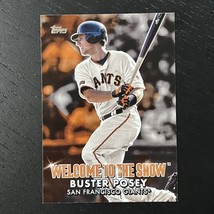 2022 Topps Series 1 Baseball Buster Posey Welcome to the Show WTTS-3 - £1.57 GBP
