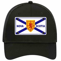 Nova Scotia Flag Novelty Black Mesh License Plate Hat - £22.77 GBP