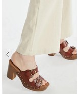 Women&#39;s JUSTFAB Billie Studded Platform Clog Sandal Size 8 - $461.35 MXN