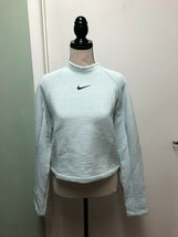 Nike Women&#39;s Sportswear Tech Fleece Long Sleeve Top CZ1859-100 Green - £31.93 GBP