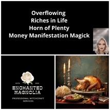 Overflowing Riches in Life Horn of Plenty Money Manifestation Magick spell - $93.50