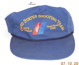 1988 Seoul Korea Olympics United States Shooting Team Snapback Trucker Hat - £18.80 GBP