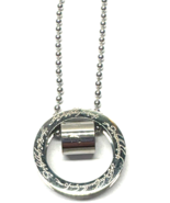 Stainless Steel LOTR The One Ring Lord of the Rings Necklace NEW - $462.37 MXN