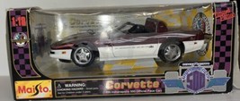 Maisto 1995 Chevy Corvette 1:18 Indianapolis 500 Official Pace Car Limited Ed. - £35.22 GBP