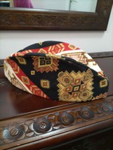 Sajkaca Serbian traditional hat handmade modern design made from golden ... - £25.02 GBP