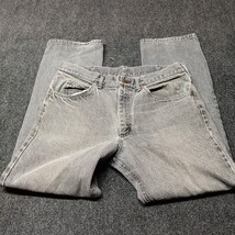 Vintage Lee Jeans Men 36x30 Gray Stone Wash Union Made Regular Fit Straight Leg - £18.03 GBP