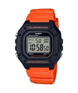 Casio Men&#39;s Digital Watch Red W218H-4B2 Water Resistant - $1,009.29 MXN