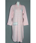 Fair Lady Japan Style Puppies Squares Pockets 2-Button Nightshirt Wm&#39;s L... - $648.75 MXN