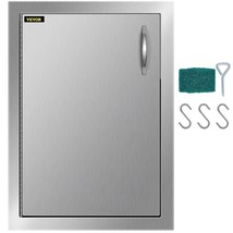 VEVOR Outdoor Kitchen Access Door 16&quot;x 22&quot; Single Wall Construction Stai... - £61.45 GBP