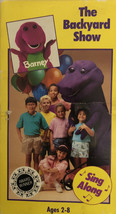 Barney-The Backyard Show(Vhs 1992)Purple Dinosaur Sing Along-TESTED-RARE-SHIP24H - £236.90 GBP