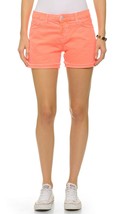 NWT J BRAND 25 cutoff jeans shorts low rise denim flamingo orange boy fit sharp - £39.31 GBP