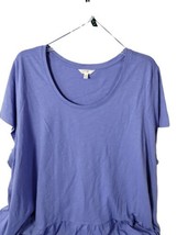 Terra and Sky Tiered Knit Maxi Dress Womens 5X Plus Jacaranda Purple Pul... - £21.78 GBP