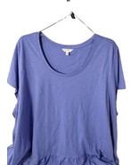 Terra and Sky Tiered Knit Maxi Dress Womens 5X Plus Jacaranda Purple Pul... - £21.65 GBP