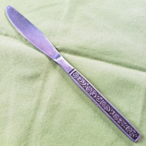 National Stainless Dinner Knife Costellano Pattern 8 5/8&quot; Floral - £5.17 GBP