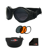 Balboa BA2C31AC Bugeye 2 Interchangeable Black Frame Goggle - 3 Lenses - $1,254.00 MXN