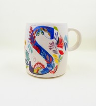 Starla M Halfmann Petal Palette Monogram &quot;S&quot; Coffee Mug For Anthropologie - £15.04 GBP