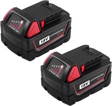 6.0Ah Replacement for Milwaukee M18 Battery 18V Lithium Xc 48-11-2401, Pack - £68.73 GBP