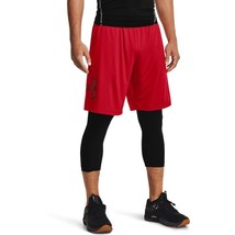 Under Armour Men&#39;s Tech Graphic Shorts , Red (601)/Black, Medium - $38.61