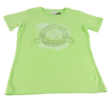 Womens Browning Buckmark Ribbon Short Sleeve Classic Key Lime Green T-Shirt L - £8.78 GBP