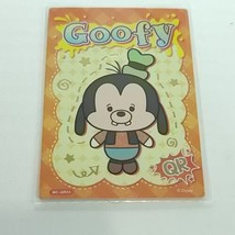 Goofy  Glitter 2023 Card Fun Disney 100 Years Festival Series Christmas Chibi QR - £10.27 GBP