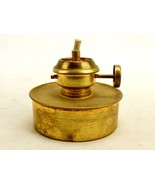 Small Brass Oil Heater Insert, Font &amp; Burner Assembly, Rope Wick, Unused... - $67.16 CAD