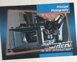 Star Trek Next Generation Trading Card 1992 #90 Principal Photography - $1.97