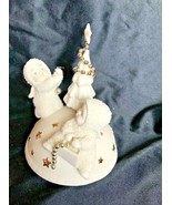 Department 56 Snowbabies Revolving Music Box Trimming The Tree “O”Tannen... - £19.57 GBP