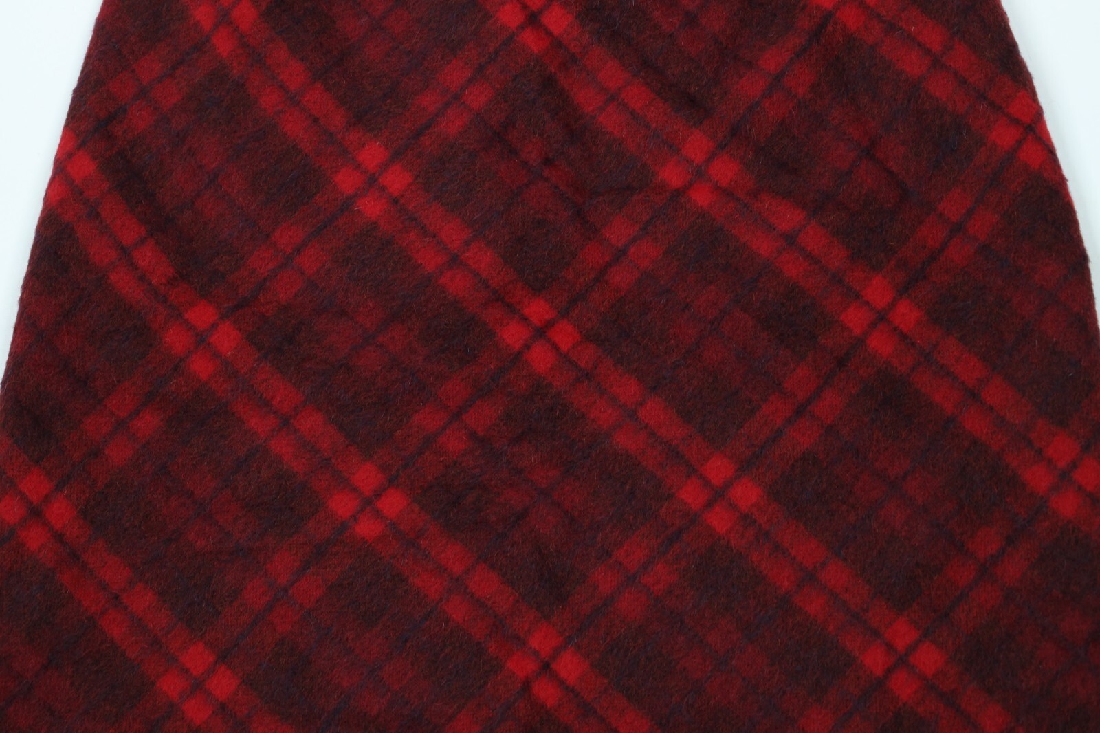 Deadstock Vintage 90s Eddie Bauer Womens 16 Alpaca Wool Mohair Blend Skirt Red Item image 3