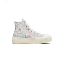 Converse Women Chuck Taylor All Star Lift Platform Hi Dew/Egret/Silver A... - $52.26+