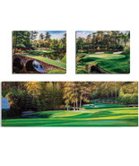 Augusta National Golf Club Golden Bell Amen Corner Azalea Clubhouse 3 Ar... - $110.97 CAD+