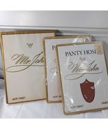 Vintage Mr. John panty hose Stockings sheer sz Medium Tall Med #300 tan ... - $42.00
