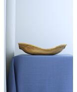 Handmade Willow Wood Bowl, Wavy Edge Rustic Salad Bowl, Rustic Centerpiece - $90.00