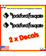 Rockford Fosgate Vinyl Cut Decal Sticker Logo Car Audio Speakers JDM - £6.69 GBP