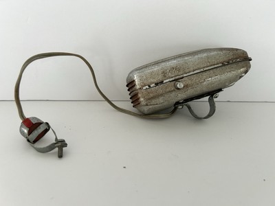 Vintage Enwell Bike Horn Chrome Bicycle horn., push button. Restorable. - $19.66