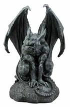 Ebros Warden Large Cathedral Guardian Crouching Winged Gargoyle Statue 12.5&quot;H - £39.15 GBP