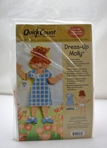 Dress-Up Molly Quick Count Plastic Canvas Needlepoint Kit-Doll Dress Pur... - £11.21 GBP