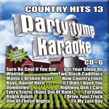 Party Tyme Karaoke - Country Hits 13 [16-song CD+G] [Audio CD] Party Tyme Karaok - £3.11 GBP